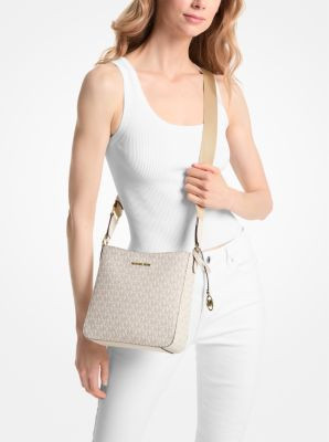 Michael Kors Jet Set Travel Small Signature Logo Messenger Bag - LT CRM MULTI image 0