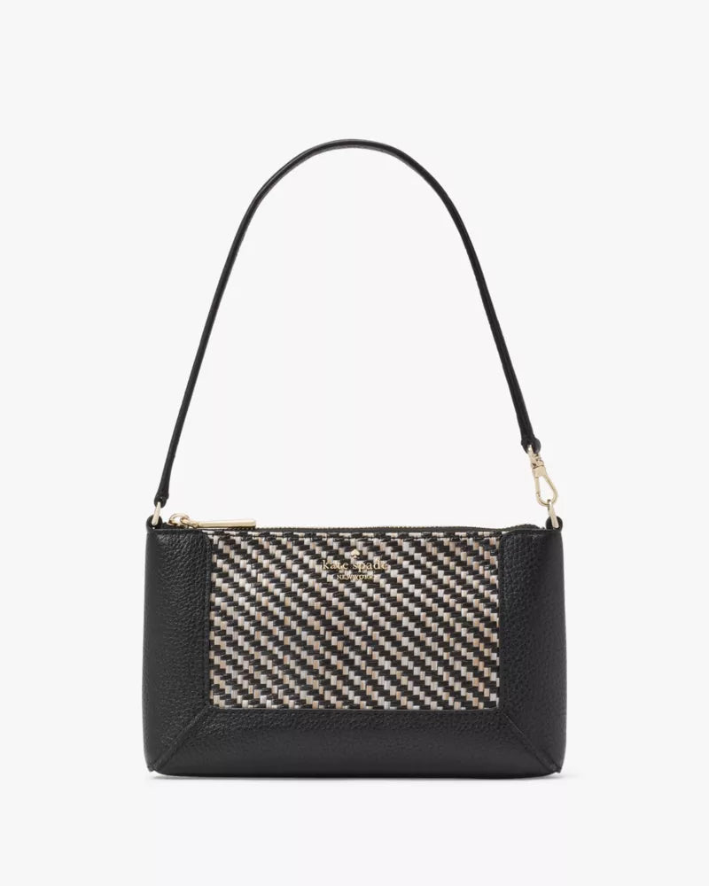KATE SPADE Lena Straw Convertible Wristlet image 0