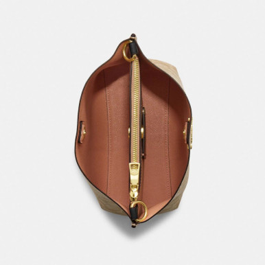 COACH Mollie Bucket Bag 22 In Signature Canvas image 7