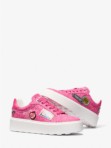 MICHAEL KORS  Romey sneaker with platform, embellishments and exclusive logo (@Delhi Shoes) image 2