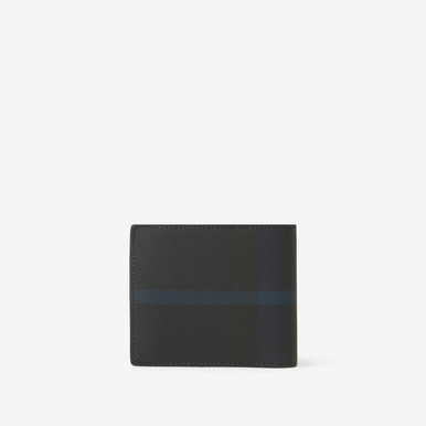 BURBERRY Check Bifold Coin Wallet image 0