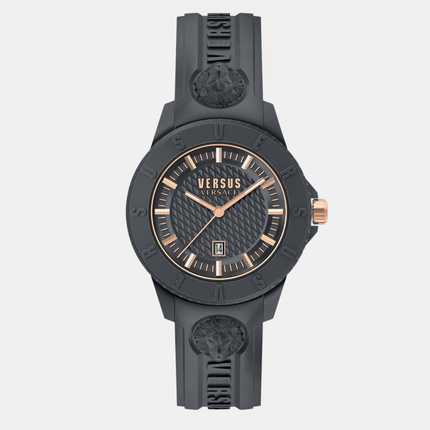 VERSUS Versace Men's 3-Hand Quartz Silicone Strap Watch, 43mm image 0