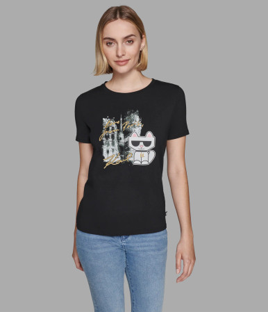 KARL LAGERFELD PARIS Choupette In Paris Tee image 2