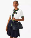 KATE SPADE Kyla Croc Embossed Satchel image 0