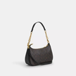 COACH Teri Shoulder Bag In Signature Canvas - Gold/Walnut/Black image 1