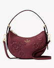 KATE SPADE  Nova Floral Applique Crescent Shoulder Bag image 2
