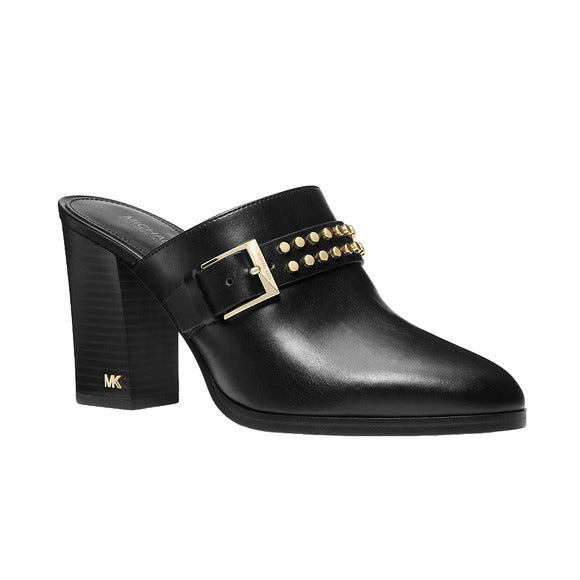 [AT DELHI] MICHAEL KORS Kara Mule Studded Faux Leather Clog Heel Shoe Size 11 image 1