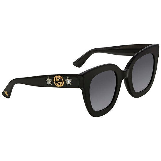GUCCI Open Box - Grey Butterfly Ladies Sunglasses (Arriving In Delhi) image 2