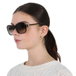 SALVATORE FERRAGAMO Tortoise Oval Sunglasses image 1