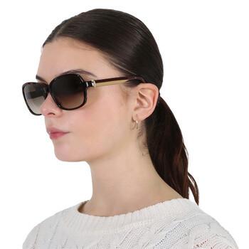 SALVATORE FERRAGAMO Tortoise Oval Sunglasses image 1