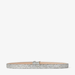JIMMY CHOO Mini Helina Champagne Glitter Fabric Belt image 0