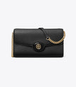 [AT DELHI] TORY BURCH  Robinson Pebbled Crossbody - Black image 0