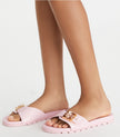 [AT DELHI] TORY BURCH Mellow Slide - Rosa Candy / Gold image 1