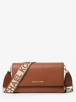 Michael Kors Jet Set Large Leather Crossbody Bag - LUGGAGE image 2