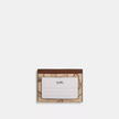 COACH Slim Id Card Case In Signature Canvas With Shell Print image 0
