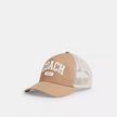 COACH 1941 Embroidered Trucker Hat - Light Saddle, M/L image