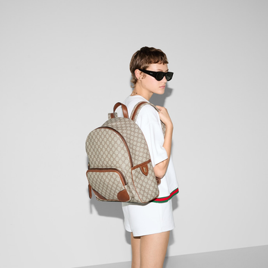 GUCCI GG Emblem Medium Backpack image 4