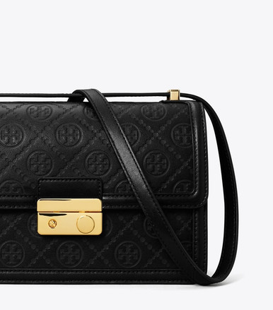 TORY BURCH T Monogram Leather Shoulder Bag image 0