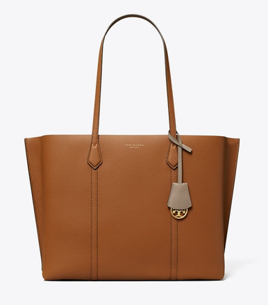 TORY BURCH Perry Triple-compartment Tote Bag - Light Umber image 3
