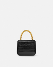 VERSACE La Medusa Mini Croc-effect Bag image 0