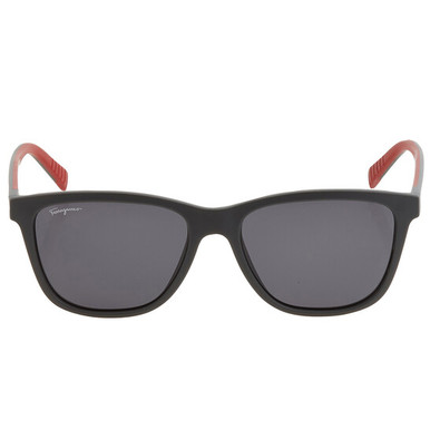 SALVATORE FERRAGAMO  Dark Grey Rectangular Men's Sunglasses image 2