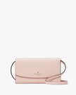 KATE SPADE Dana Small Flap Crossbody - Rose Smoke image