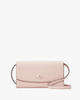 KATE SPADE Dana Small Flap Crossbody - Rose Smoke image