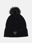 Guess Cable-Knit Beanie - Black image 0