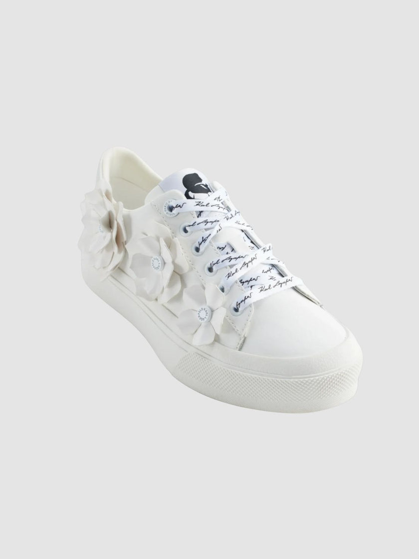 KARL LAGERFELD Georgia Lace Up Sneaker White (Arriving In Delhi) image 0