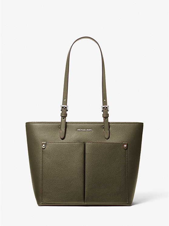 MICHAEL KORS  Jet Set Medium Pocket Tote Bag - Olive image 0
