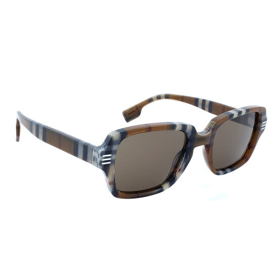 Burberry Eldon Dark Brown Rectangular Men's Sunglasses image 2