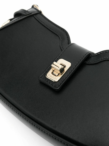 GUCCI  Moon Side Mini Leather Shoulder Bag image 4