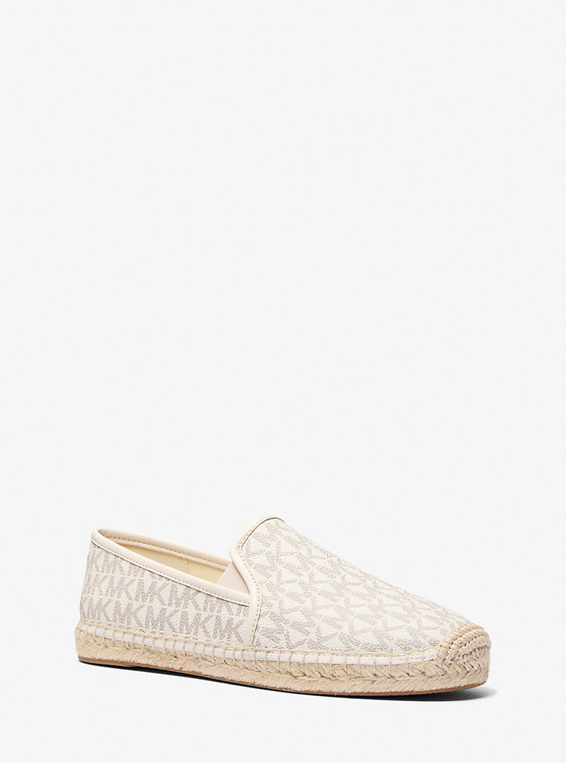 MICHAEL KORS  Hastings Signature Logo Slip-On Espadrille - Vainilla image 3