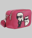 KARL LAGERFELD Maybelle Camera Crossbody - Fuchsia image 1