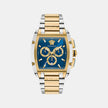 VERSACE Dominus Men Quartz Blue Dial Chronograph Stainless Steel Watch VE6H00723 (Arriving In Delhi) image 0