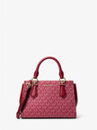MICHAEL KORS Marilyn Small Signature Logo Messenger Bag - Cherry image 0