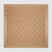 GUCCI Gg Jacquard Silk Wool Shawl image 0
