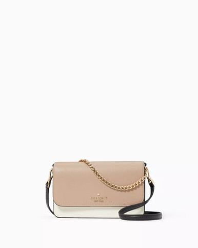KATE SPADE  Madison Mini Flap Crossbody - Toasted Hazelnut Multi image 3