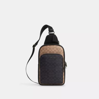 COACH Ethan Pack In Blocked Signature Canvas image 3