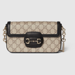 GUCCI Horsebit 1955 Mini Bag - Beige And Dark Brown image 3