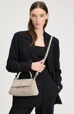 KATE SPADE  small grace glitter suede top handle bag image 0
