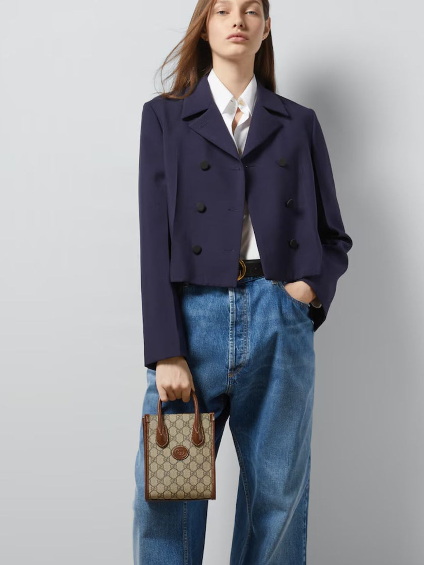 GUCCI Women's Mini Tote Bag with Interlocking GG image 0