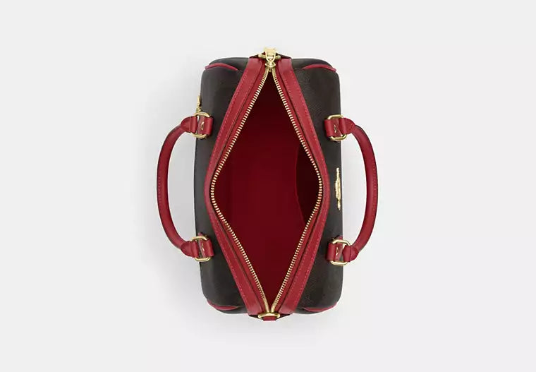 COACH Rowan Satchel Bag In Maxi Signature Canvas (Arriving In Delhi) image 2