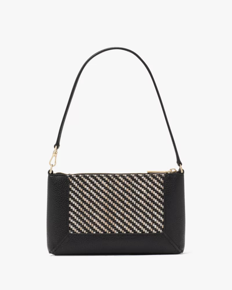 KATE SPADE Lena Straw Convertible Wristlet image 2