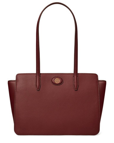 TORY BURCH Robinson Pebbled Leather Small Tote image 1
