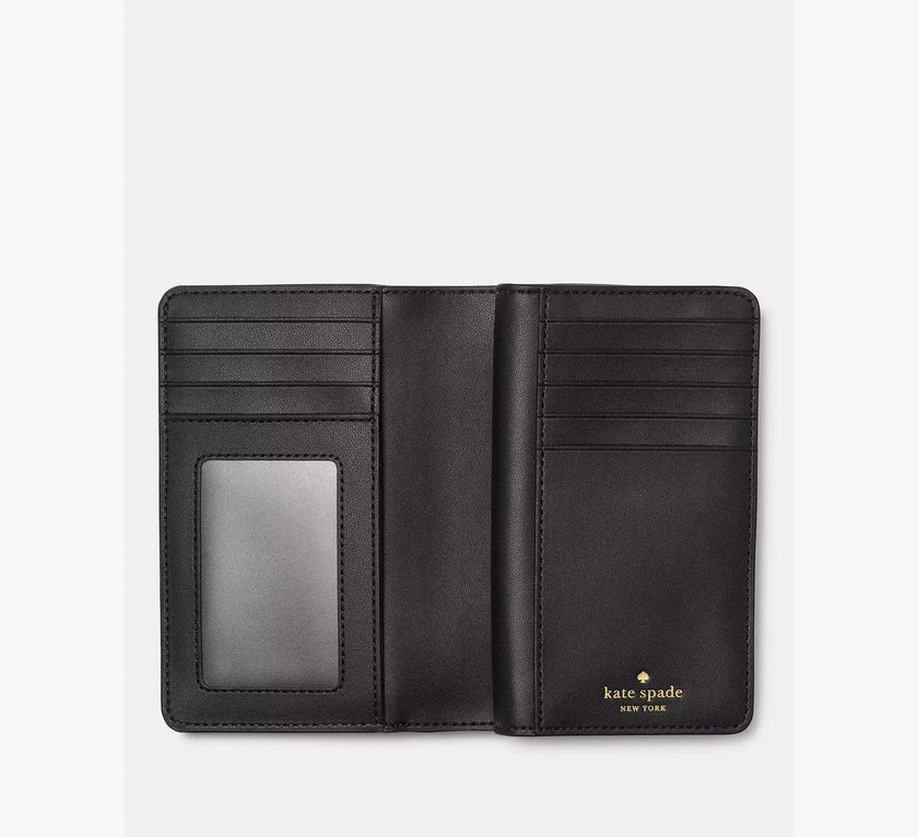 KATE SPADE Spade Flower Medium Bifold Wallet - Black image 2