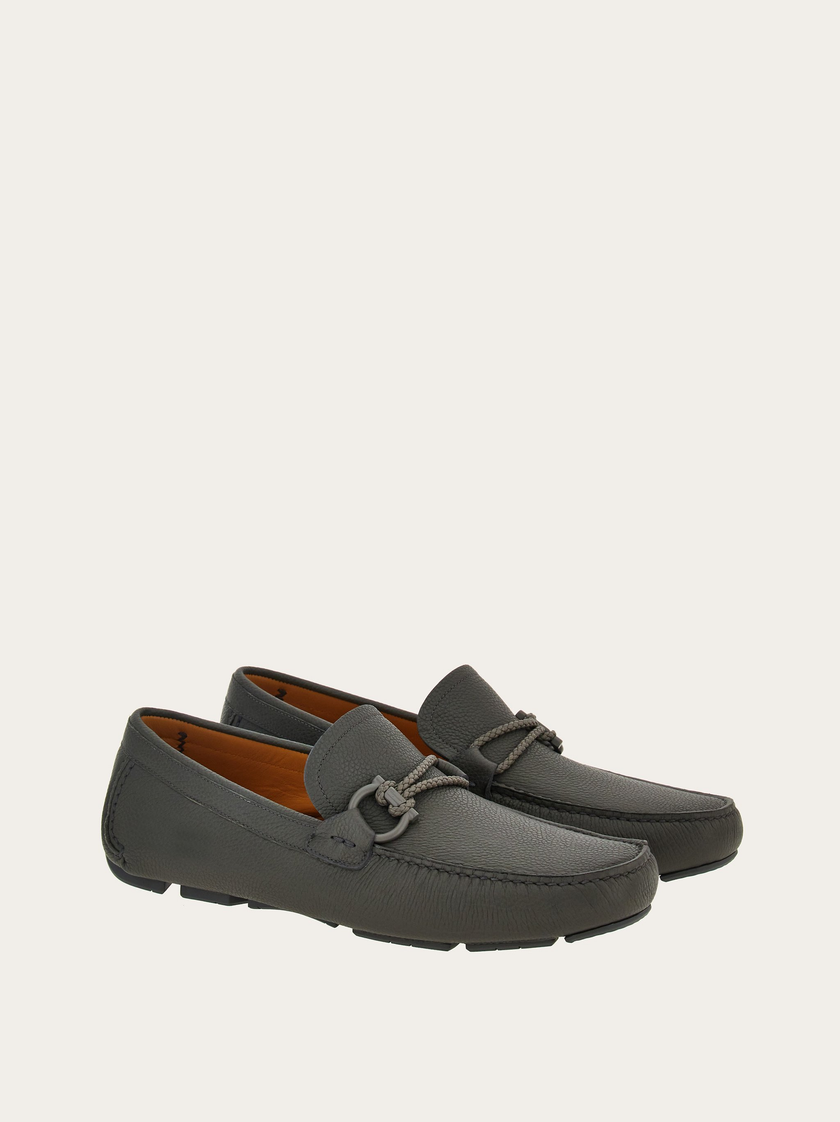 SALVATORE FERRAGAMO Driver  Ornament Gancini - Dark gray, 11.5 image
