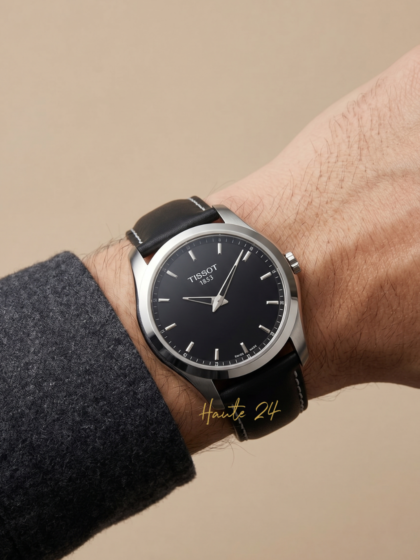 TISSOT Couturier Quartz Black Dial Men's Watch image 2