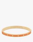 KATE SPADE Spot The Spade  Enamel Hinged Bangle - Cayenne Pepper image