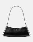 [AT DELHI]  KATE SPADE Frankie Textured Patent Leather Small East West Shoulder - Black image 0
